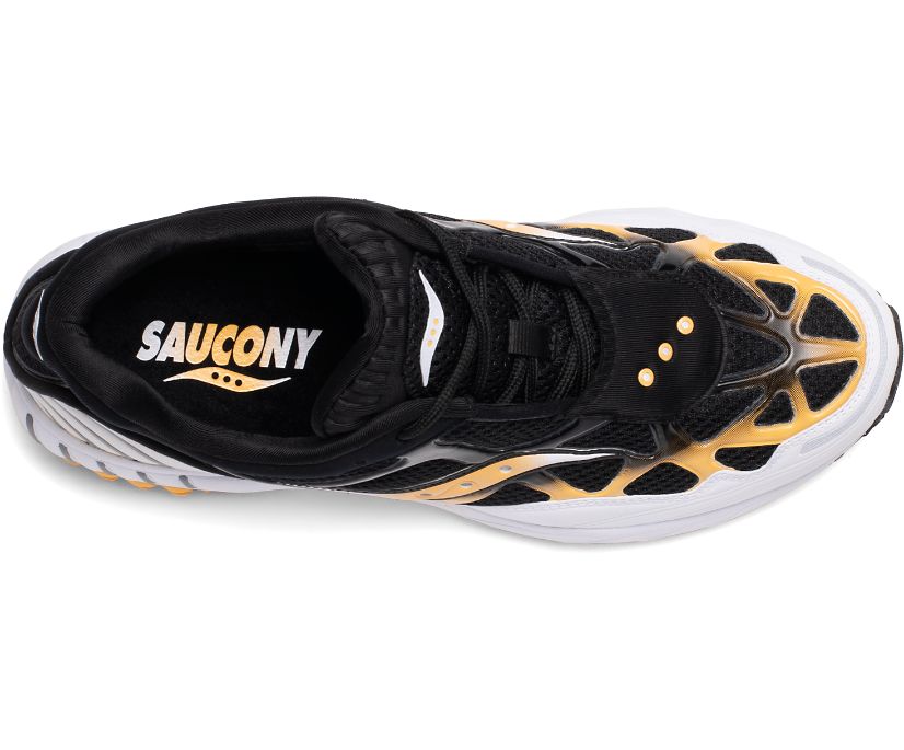 Saucony Grid Web Women's Originals White / Black / Yellow | Canada 003EBCX